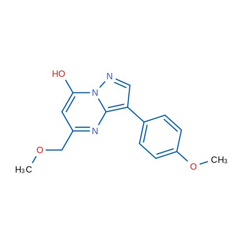 5-(Methoxymethyl)-3-(4-methoxyphenyl)pyrazolo[1,5-a]pyrimidin-7-ol 1g