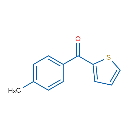 (4-methylphenyl)(2-thienyl)methanone 250mg