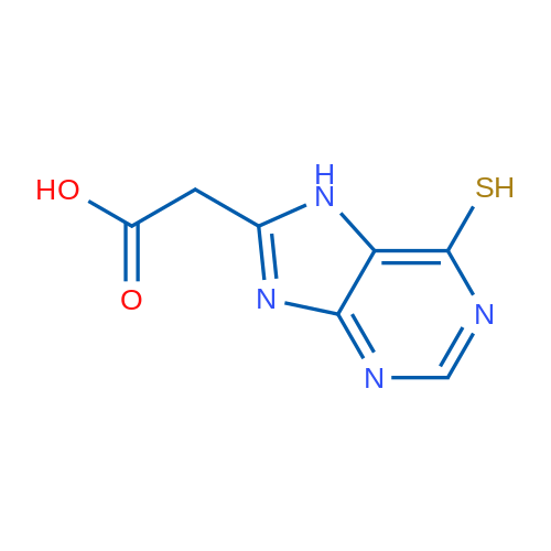 2-(6-Mercapto-7H-purin-8-yl)acetic acid 1g