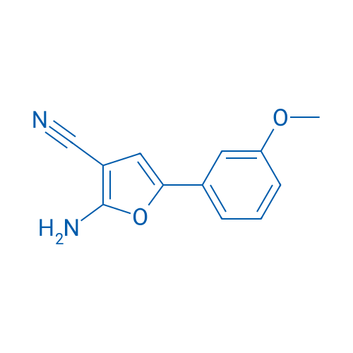 2-Amino-5-(3-methoxyphenyl)furan-3-carbonitrile 1g