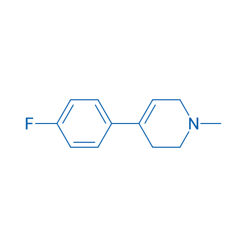 4-(4-Fluorophenyl)-1-methyl-1,2,3,6-tetrahydropyridine 1g