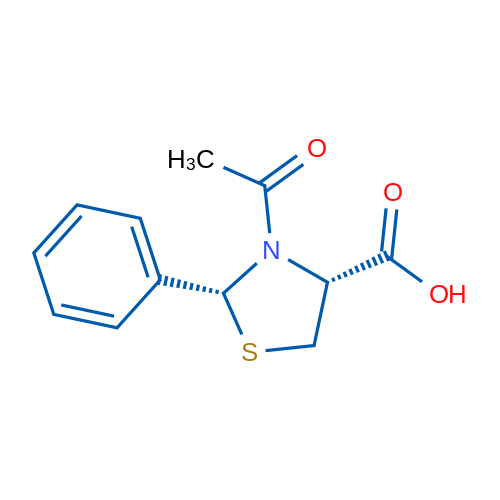 (2R,4R)-3-Acetyl-2-phenylthiazolidine-4-carboxylic acid 1g