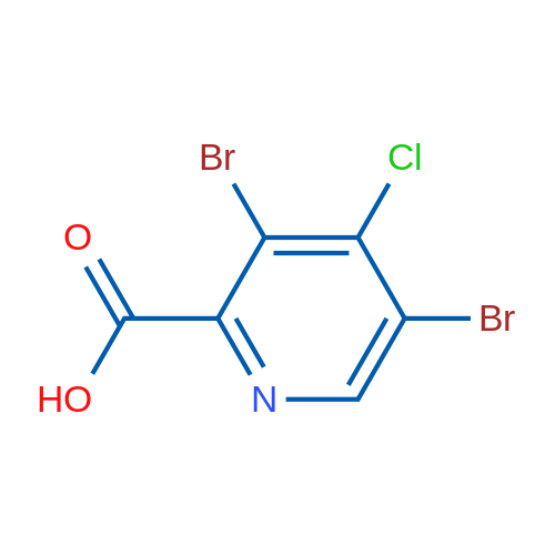 3,5-Dibromo-4-chloropicolinic acid 1g