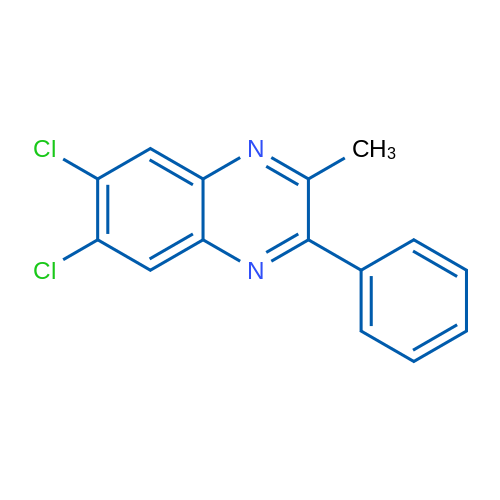 6,7-Dichloro-2-methyl-3-phenylquinoxaline 1g