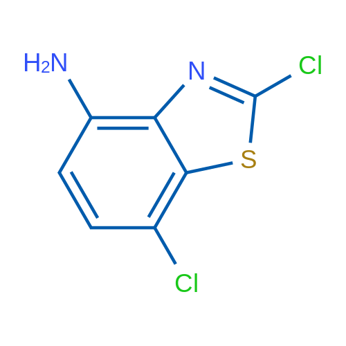 2,7-Dichlorobenzo[d]thiazol-4-amine 250mg