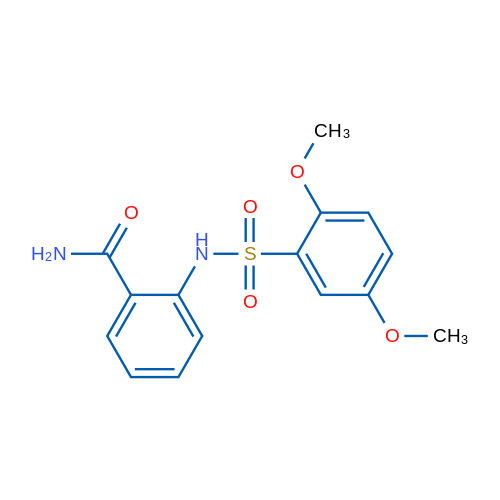 2-(2,5-Dimethoxybenzenesulfonamido)benzamide 1g