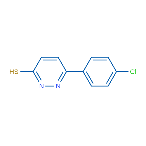 6-(4-chlorophenyl)pyridazine-3-thiol 1g