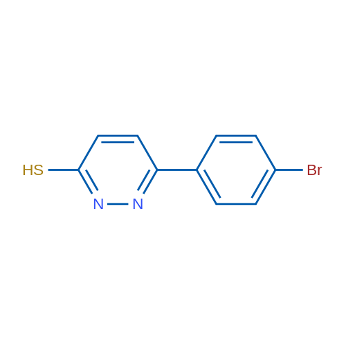 6-(4-bromophenyl)pyridazine-3-thiol 1g