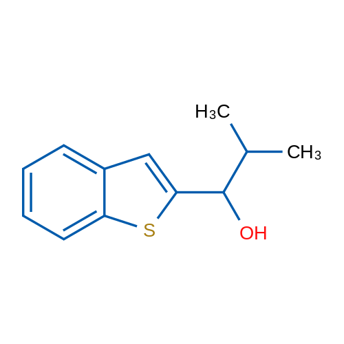 1-(Benzo[b]thiophen-2-yl)-2-methylpropan-1-ol 1g