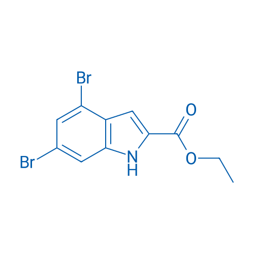 Ethyl 4,6-dibromo-1H-indole-2-carboxylate 1g