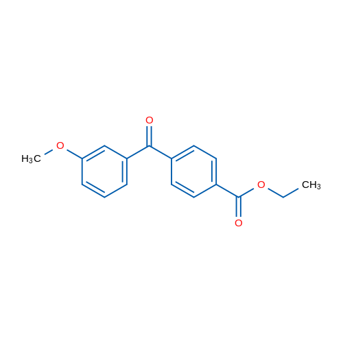4-Carboethoxy-3'-methoxybenzophenone 1g