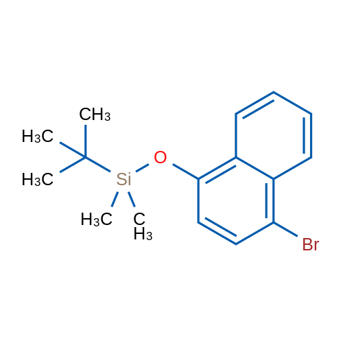 ((4-Bromonaphthalen-1-yl)oxy)(tert-butyl)dimethylsilane 1g