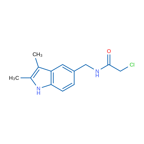 2-Chloro-N-((2,3-dimethyl-1H-indol-5-yl)methyl)acetamide 1g