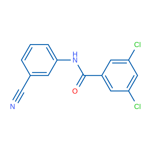 3,5-Dichloro-N-(3-cyanophenyl)benzamide 1g