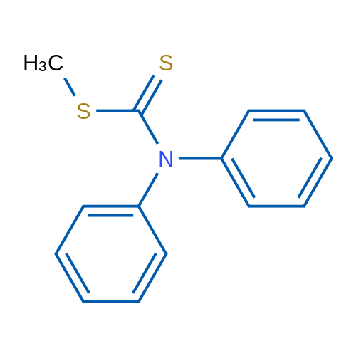 Methyl diphenylcarbamodithioate 1g