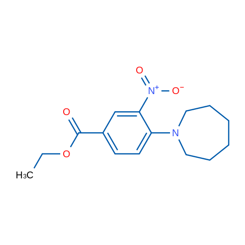 Ethyl 4-(Azepan-1-yl)-3-nitrobenzoate 1g