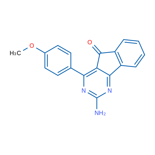 2-Amino-4-(4-methoxyphenyl)-5H-indeno[1,2-d]pyrimidin-5-one 1g
