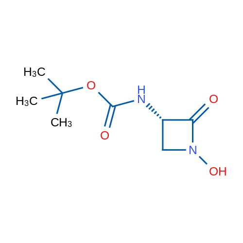 tert-Butyl (S)-(1-hydroxy-2-oxoazetidin-3-yl)carbamate 1g