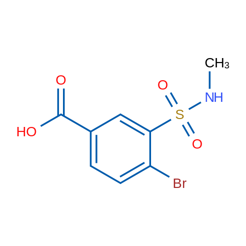 4-Bromo-3-(methylsulfamoyl)benzoic acid 1g