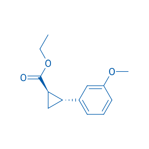 Rel-ethyl (1R,2R)-2-(3-methoxyphenyl)cyclopropane-1-carboxylate 250mg