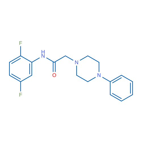 N-(2,5-Difluorophenyl)-2-(4-phenylpiperazin-1-yl)acetamide 1g