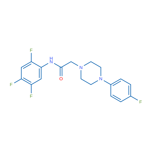 2-[4-(4-Fluorophenyl)piperazin-1-yl]-N-(2,4,5-trifluorophenyl)acetamide 1g