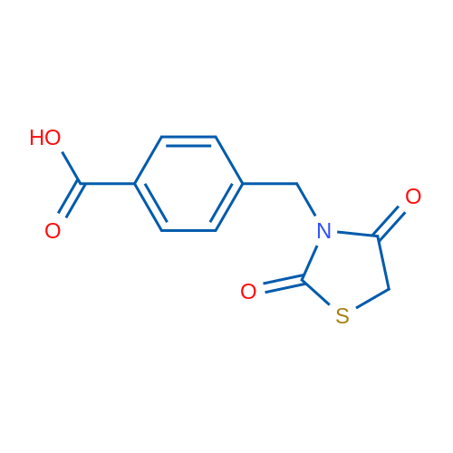 4-[(2,4-Dioxo-1,3-thiazolidin-3-yl)methyl]benzoic acid 250mg