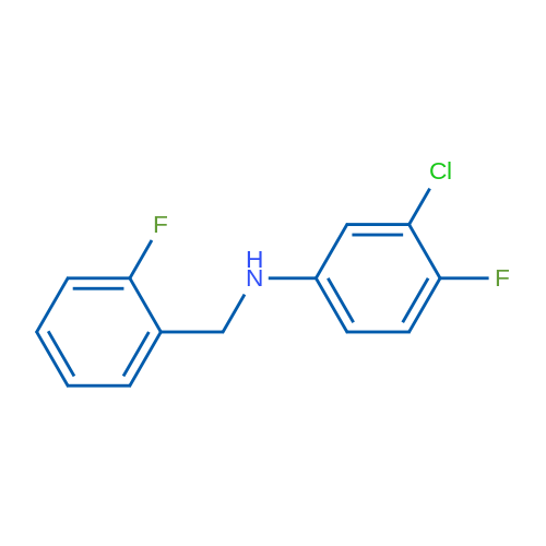 (3-Chloro-4-fluoro-phenyl)-(2-fluoro-benzyl)-amine 1g