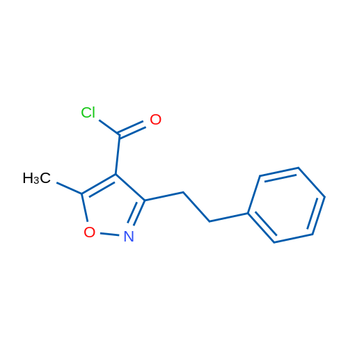 5-Methyl-3-phenethylisoxazole-4-carbonyl chloride 1g
