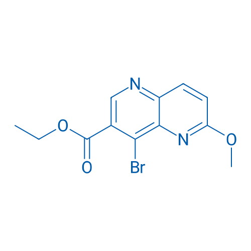 Ethyl 4-bromo-6-methoxy-1,5-naphthyridine-3-carboxylate 1g