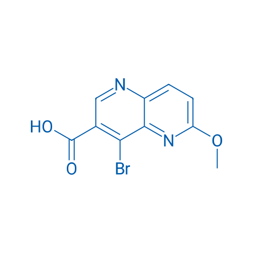4-Bromo-6-methoxy-1,5-naphthyridine-3-carboxylic acid 250mg