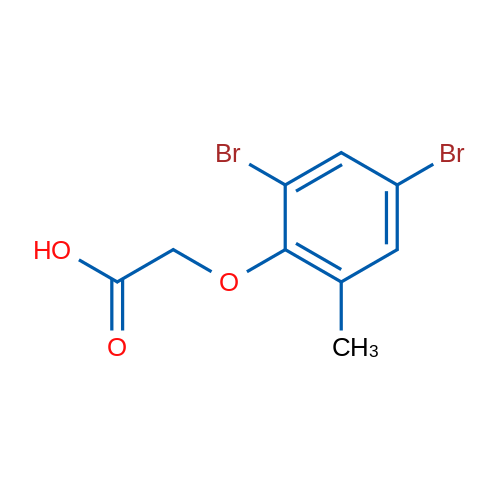 2-(2,4-Dibromo-6-methylphenoxy)acetic acid 1g