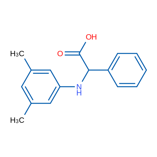 2-((3,5-Dimethylphenyl)amino)-2-phenylacetic acid 1g