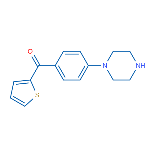 (4-(Piperazin-1-yl)phenyl)(thiophen-2-yl)methanone 1g