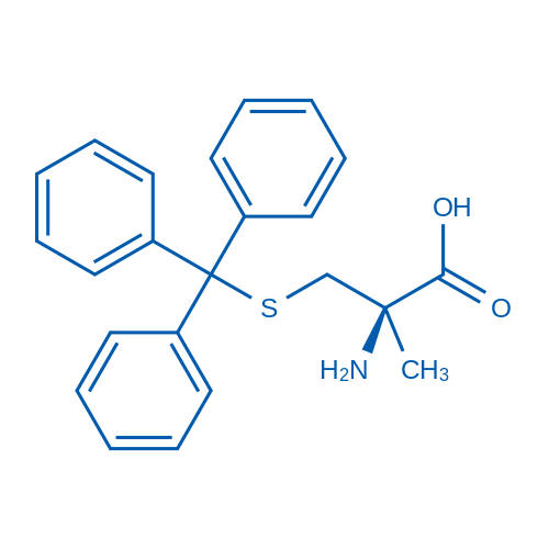 (R)-2-Amino-2-methyl-3-(tritylthio)propanoic acid 250mg