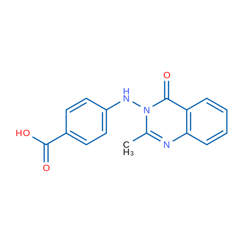 4-((2-Methyl-4-oxoquinazolin-3(4H)-yl)amino)benzoic acid 1g