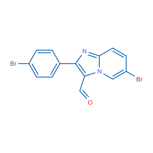 6-Bromo-2-(4-bromophenyl)imidazo[1,2-a]pyridine-3-carbaldehyde 1g
