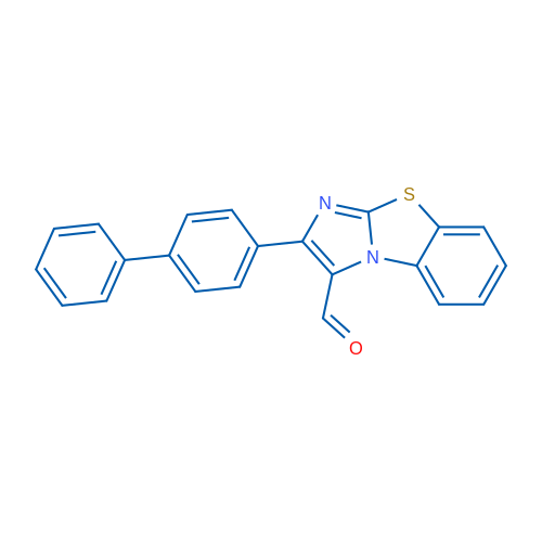 2-([1,1'-Biphenyl]-4-yl)benzo[d]imidazo[2,1-b]thiazole-3-carbaldehyde 1g