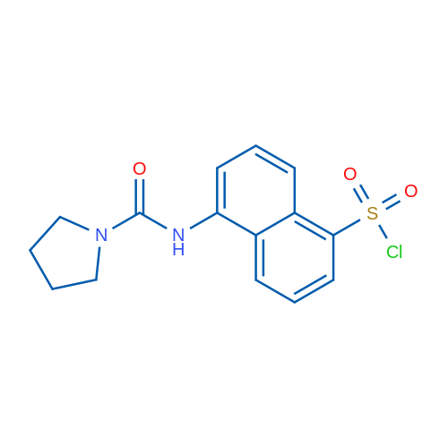 5-(Pyrrolidine-1-carboxamido)naphthalene-1-sulfonyl chloride 1g