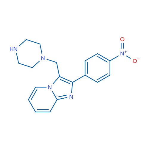 2-(4-Nitrophenyl)-3-(piperazin-1-ylmethyl)imidazo[1,2-a]pyridine 1g