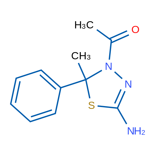 1-(5-Amino-2-methyl-2-phenyl-1,3,4-thiadiazol-3(2H)-yl)ethanone 5g