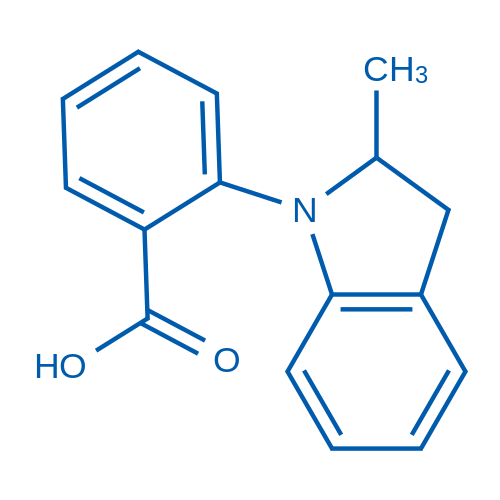 2-(2-Methyl-2,3-dihydro-1H-indol-1-yl)benzoic acid 250mg