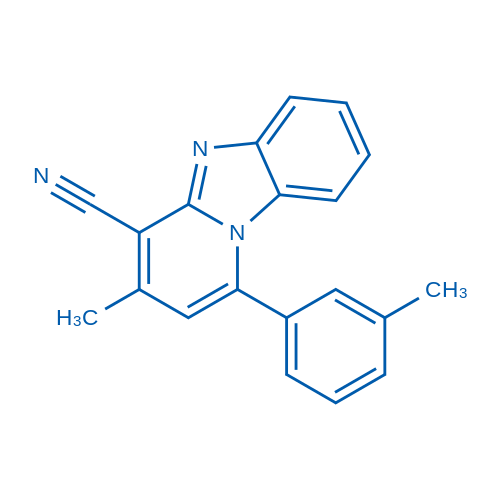 11-Methyl-13-(3-methylphenyl)-1,8-diazatricyclo[7.4.0.0,2,7]trideca-2,4,6,8,10,12-hexaene-10-carbonitrile 50mg