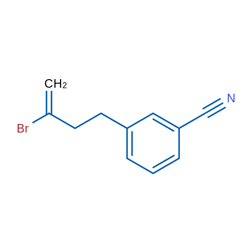 2-Bromo-4-(3-cyanophenyl)-1-butene 5g
