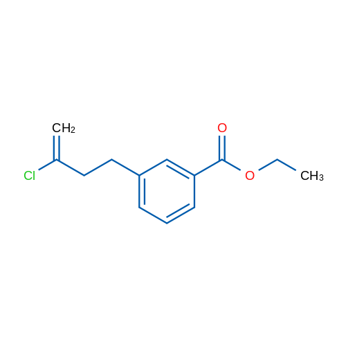 4-(3-Carboethoxyphenyl)-2-chloro-1-butene 1g