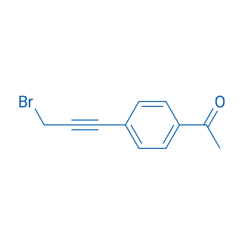 1-[4-(3-Bromoprop-1-yn-1-yl)phenyl]ethan-1-one 250mg