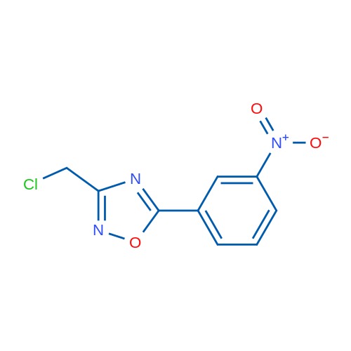 3-(Chloromethyl)-5-(3-nitrophenyl)-1,2,4-oxadiazole 5g