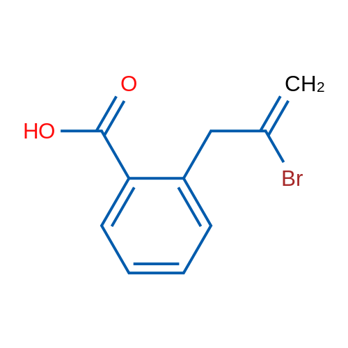 2-(2-Bromo-2-propenyl)benzoic acid 1g