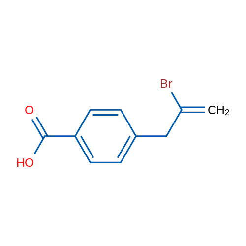 4-(2-Bromo-2-propenyl)benzoic acid 1g