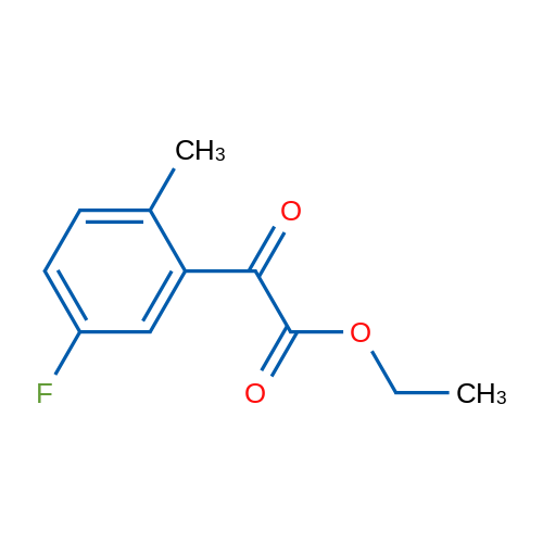 Ethyl 5-fluoro-2-methylbenzoylformate 5g